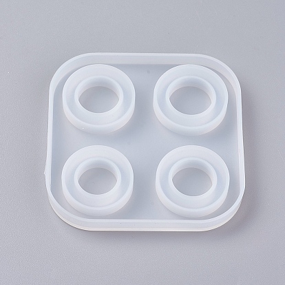 Food Grade Silicone Ring Molds, Resin Casting Molds, For UV Resin, Epoxy Resin Jewelry Making