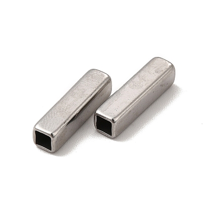 Ion Plating(IP) 304 Stainless Steel Beads, Rectangle