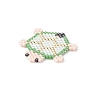 Handmade Loom Pattern Seed Beads, Tortoise Charms