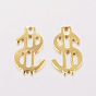 201 Stainless Steel Charms, Dollar