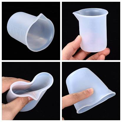 100ml Measuring Cup Silicone Glue Tools