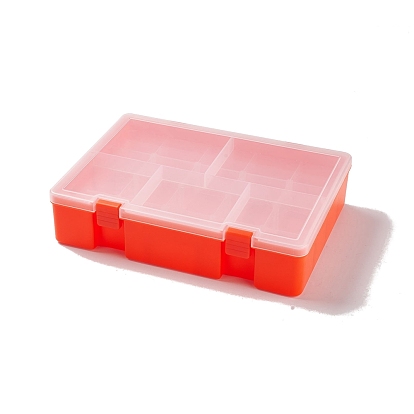 PT Plastic Removable Double Layer Containers, 5/18 Compartments, Rectangle