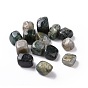 Mousse naturelle perles en agate, pierre tombée, pierres de guérison pour l'équilibrage des chakras, cristal thérapie, gemmes de remplissage de vase, pas de trous / non percés, nuggets