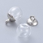 202 bails pendentifs en acier inoxydable, pour les pendants de couverture de bulle de verre de globe