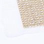 Brass Mesh Rhinestone Sheets, Rhinestone Cup Chains, with Spool, Silver Color Plated