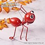 4Pcs Cute Insect for Hanging Wall, Metal Art Ant Ornament, Cute Ant Fence Decorations, for Wall Garden Lawn Indoor Outdoor Decor