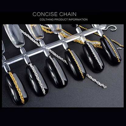 Metal Fine Chain, Nail Art Decoration Accessories