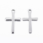 304 Stainless Steel Charms, Cross Pendants