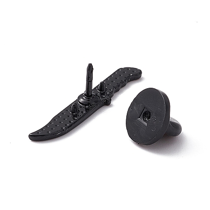 Knife with Skull Alloy Brooch for Backpack Clothes