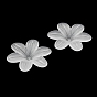 Акриловые бусины, матовые, 6-лепестков цветка