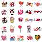 Valentine's Day Waterproof Sticker Labels, Self-adhesion, for Suitcase, Skateboard, Refrigerator, Helmet, Mobile Phone Shell
