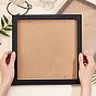 Wood Picture Frame, with Organic Glass, for Wall Hanging and Tabletop Display, Square