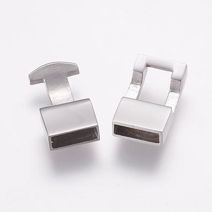 304 Stainless Steel Snap Lock Clasps, Ion Plating (IP), Smooth Surface