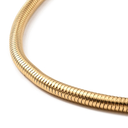 304 ожерелье из круглой змеиной цепи из нержавеющей стали, для изготовления колье из бисера