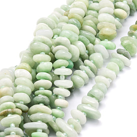 Perles de jade du Myanmar naturel / jade birmane, nuggets