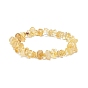 6Pcs 6 Style Natural Mixed Gemstone Chips Stretch Bracelets Set, Chakra Yoga Theme Jewelry for Men Women