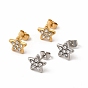 Boucles d'oreilles étoile strass cristal, 316 bijoux en acier inoxydable pour femmes
