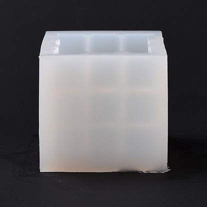 Moules en silicone de qualité alimentaire pour bougie cube magique, pour la fabrication de bougies parfumées