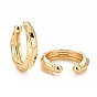 Rack Plating Brass Chunky Cuff Earrings for Women, Cadmium Free & Lead Free