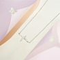 SHEGRACE 925 Sterling Silver Pendant Necklaces, with Cable Chains, Heartbeat