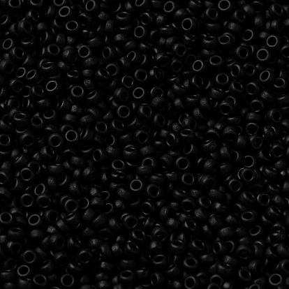 MIYUKI Round Rocailles Beads, Japanese Seed Beads, Matte Opaque Color