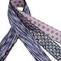 9 Yards 3 Styles Polyester Ribbon, for DIY Handmade Craft, Hair Bowknots and Gift Decoration, Dark Blue Color Palette