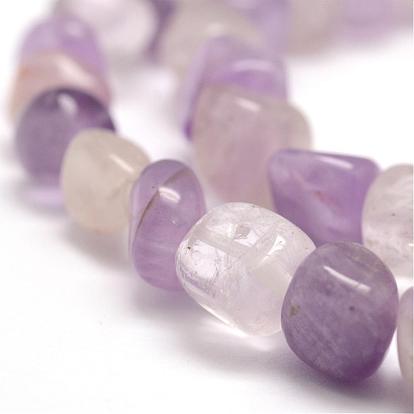 Natural Amethyst  Beads Strands, Nuggets