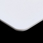 Tablero de exhibición de perlas acrílicas, tablero de pasta de cuentas sueltas, con adhesivo en la espalda, blanco
