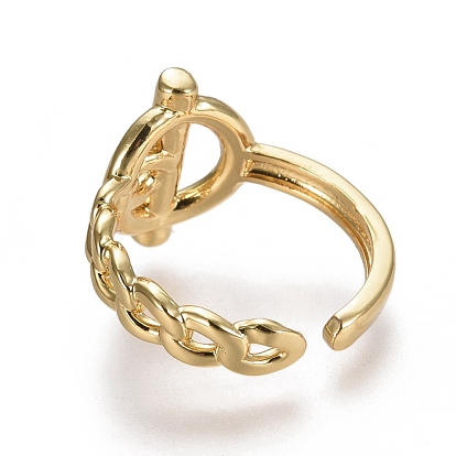Brass Cuff Rings, Open Rings, Ring with Bar