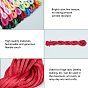Câblés de polyester, corde de satin de rattail, pour la fabrication de bijoux