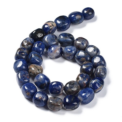 Natural Sodalite Beads Strands, Nuggets Tumbled Stone
