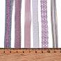 18 ярдов 6 стилей полиэфирной ленты, для поделок своими руками, бантики для волос и украшение подарка, фиолетовая цветовая палитра