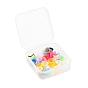 32Pcs 16 Colors Silicone Glitter Thin Ear Gauges Flesh Tunnels Plugs, Ring