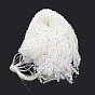 Imiter cristal autrichien galvanoplastie rangées de perles de verre de toupie, de couleur plaquée ab , AA grade, facette