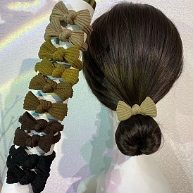 Chic and Durable Hair Ties with High Elasticity for Women's Ponytail Hairstyles
