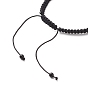 Браслет из плетеных акриловых бусин, регулируемый браслет из нейлонового шнура для женщин
