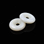 Natural Freshwater Shell Beads, Donut/Disc