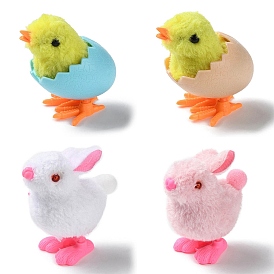 Заводные куклы-кролики/цыплята, новинка прыгающая игрушка-кляп, плюшевые игрушки для цыпочек на пасхальную вечеринку