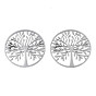 201 Stainless Steel Tree of Life Lapel Pin, Creative Badge for Backpack Clothes, Nickel Free & Lead Free