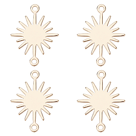 40 шт. латунные подвески для разъемов, долговечный, солнце