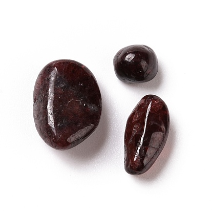 Perles de copeaux de grenat naturel, pierre tombée, pas de trous / non percés