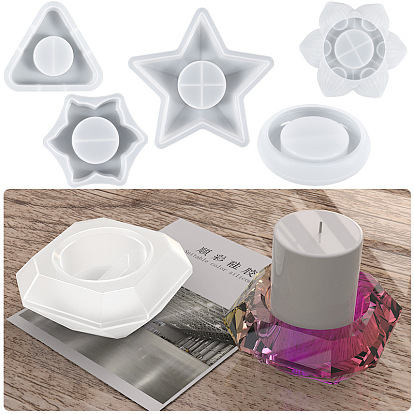3D DIY Silicone Molds, Candle Molds, for DIY Aromatherapy Candle Makings