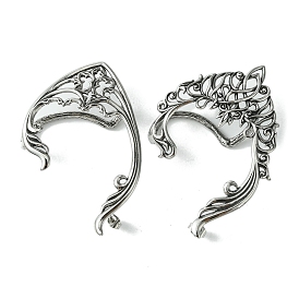 316 Surgical Stainless Steel Cuff Earrings, Left