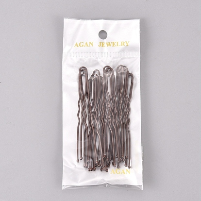Accessoires fourchettes de cheveux en fer, peint à la bombe, pinces à cheveux pour les coiffures updo