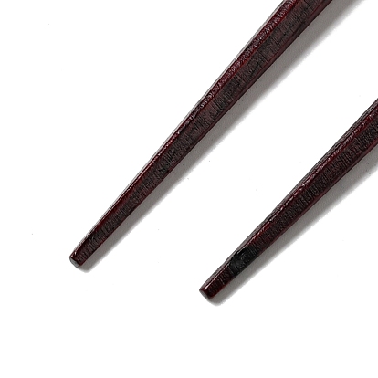 Swartizia spp деревянные палочки для волос, с натуральным смешанным драгоценным камнем