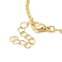 Rack Plating Brass Ball Chain Necklace for Women, Lead Free & Cadmium Free
