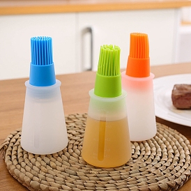 Silicone Oil Brushes, with Squeeze Bottle & Calibration Tails, Bakeware Tool, Column