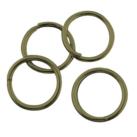 Iron Jump Rings, Cadmium Free & Lead Free, Open Jump Rings, 12x1.2mm