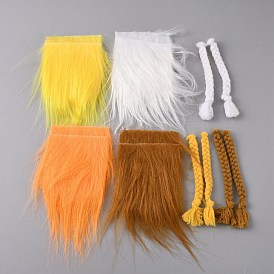Artificial Wool Gnome Beard Costume Beard, Festive & Party Decoraions, with Cotton Pigtail