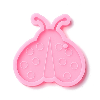 Insect Pendant & Cabochon Silicone Molds, Resin Casting Molds, for UV Resin & Epoxy Resin Jewelry Making, Ladybug & Bees